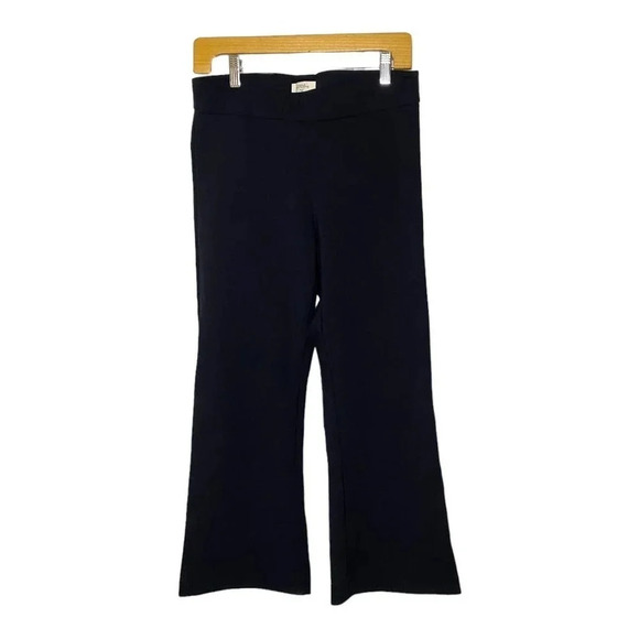 Avenue Montaigne Cropped Navy Pull On Pants Size 6 - Picture 2 of 4